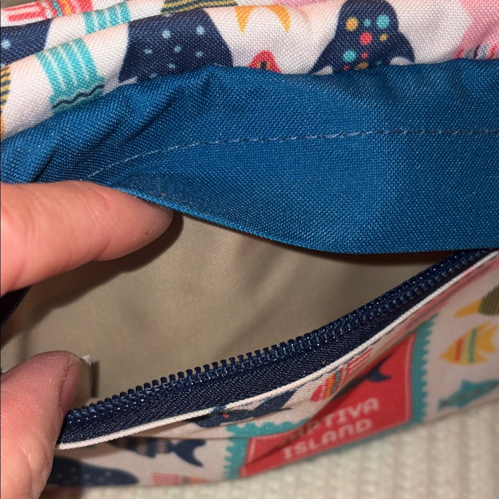 Captiva Island Fish Print Pouch - Picture 4 of 7